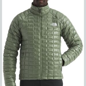 The North Face Men's Thermoball Green Puffer Jacket